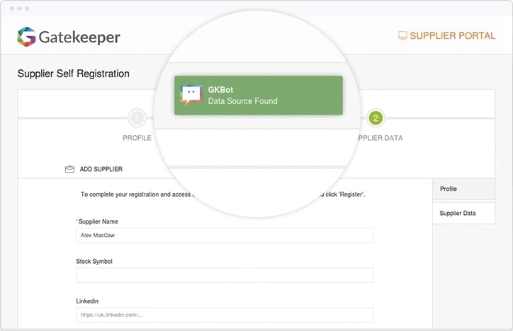 Automate vendor onboarding